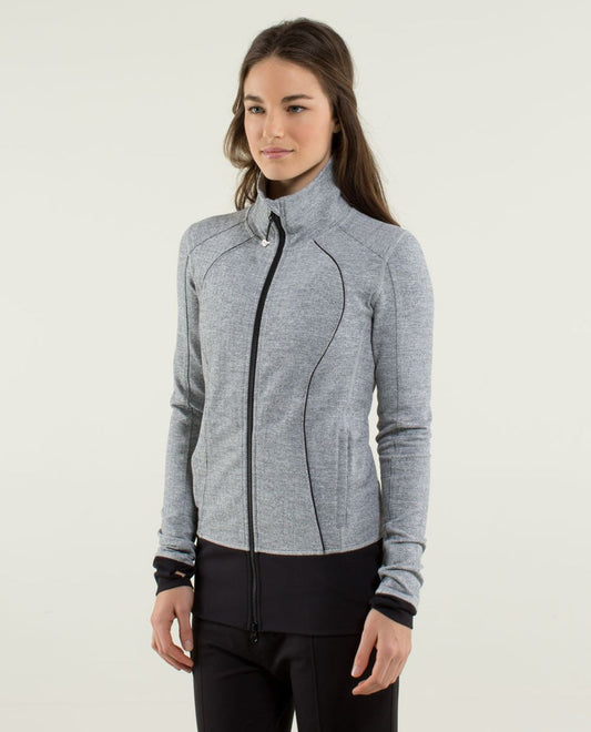 Lululemon Nice Asana Jacket Herringbone- Size 4