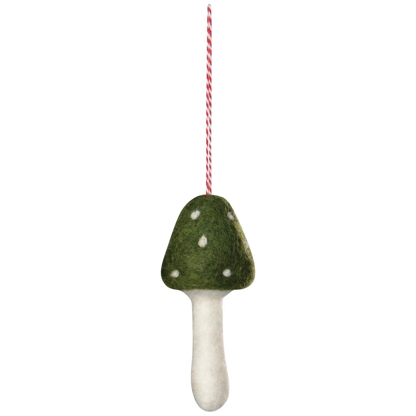 Toadstool Felt Christmas Tree Ornaments (Assorted)