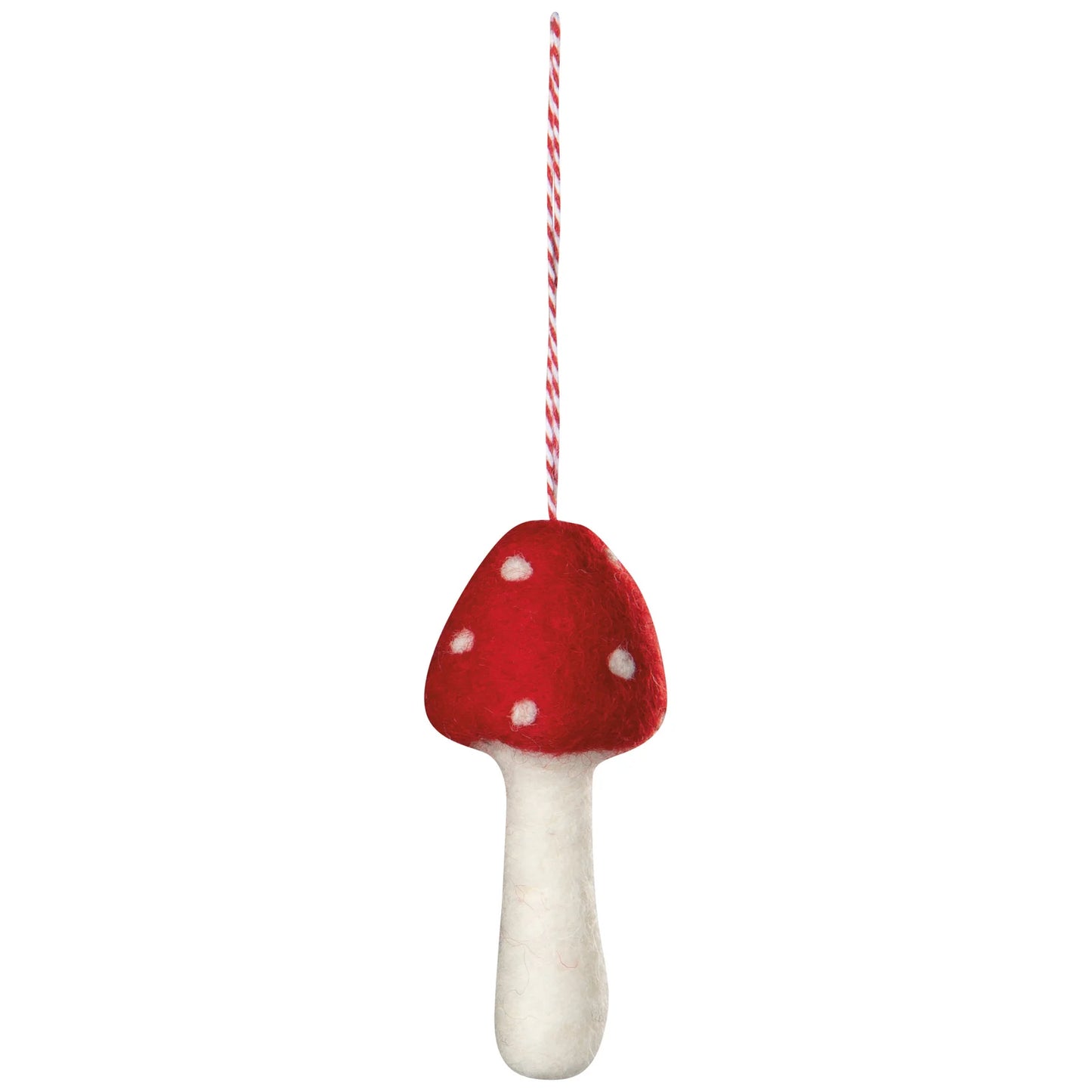 Toadstool Felt Christmas Tree Ornaments (Assorted)