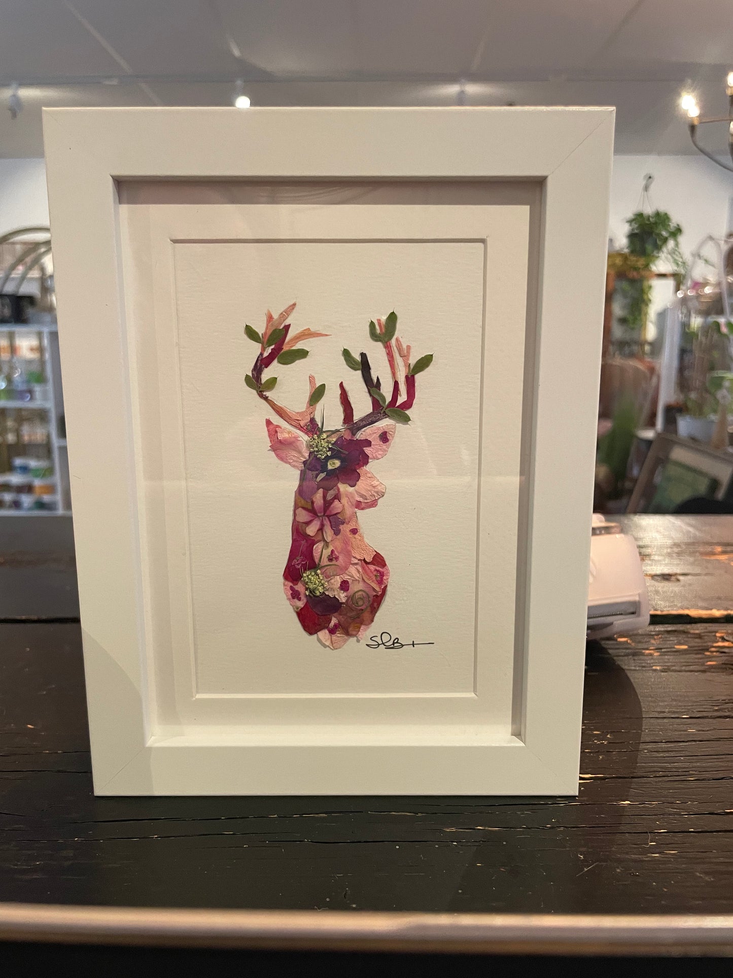 Floral Deer Art