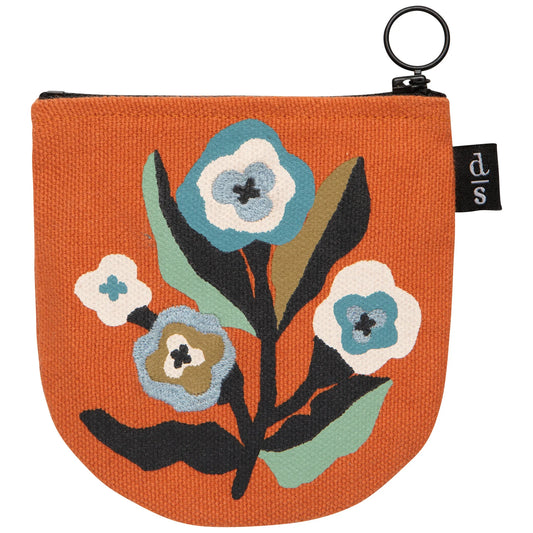Dogwood Halfmoon Zipper Pouch