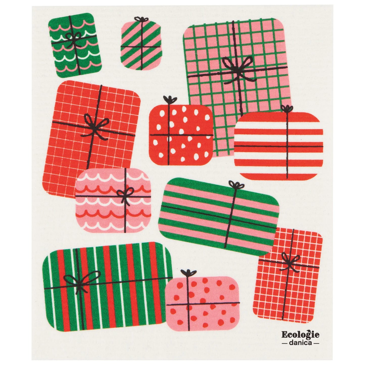 Winter Wishes XL Swedish Sponge Towel