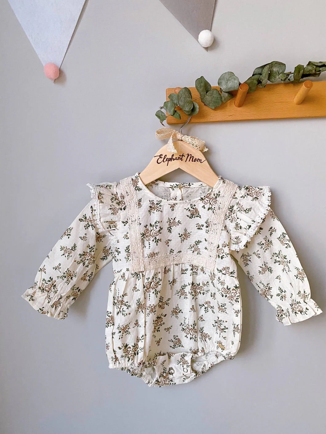 Autumn Baby Boutique Floral Romper - Size 2T