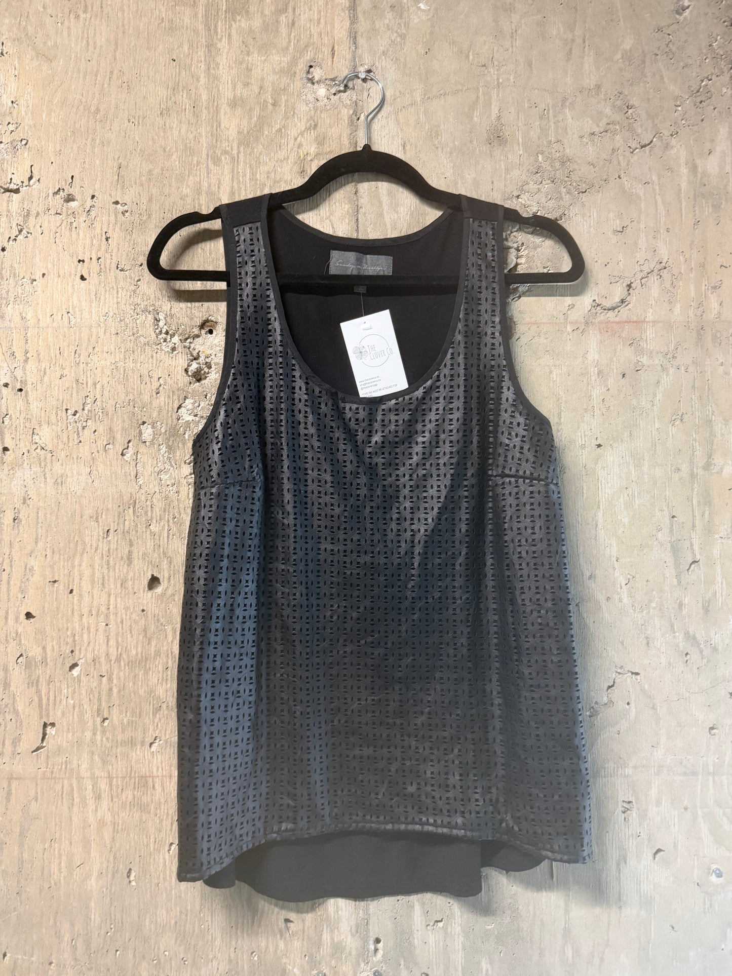 Anthropologie Patterned Sleeveless Top Medium