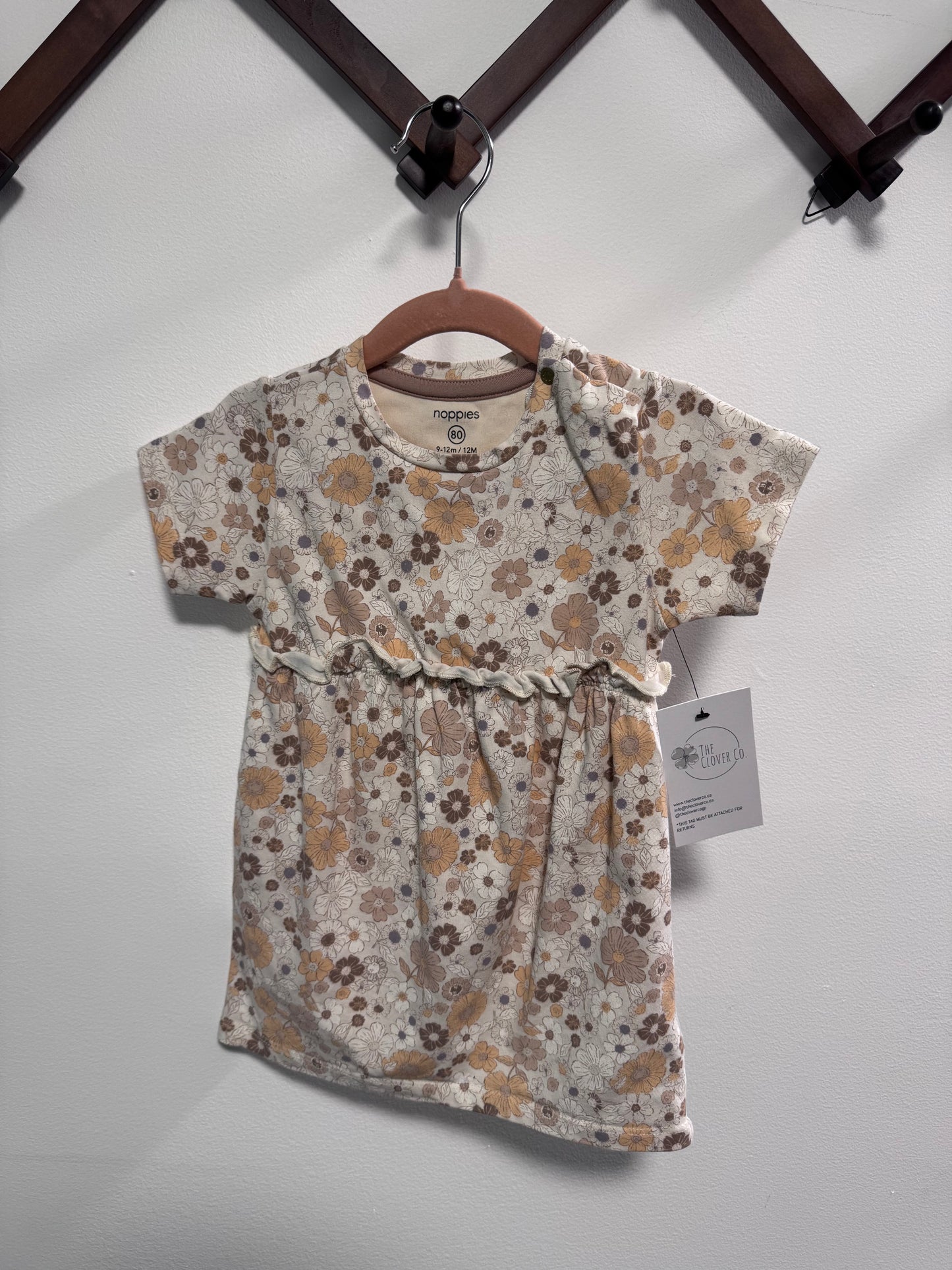 Noppies Floral Dress - Size 9/12 Months