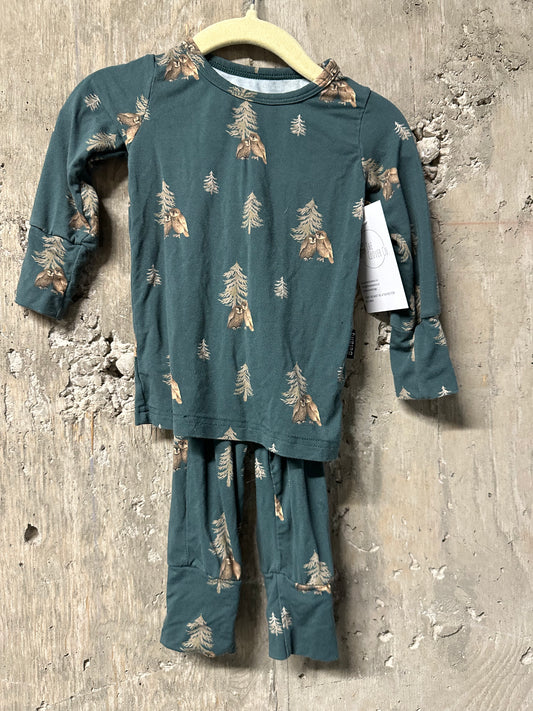 Belan.J 2pc Pajama Set Sz 12/18m