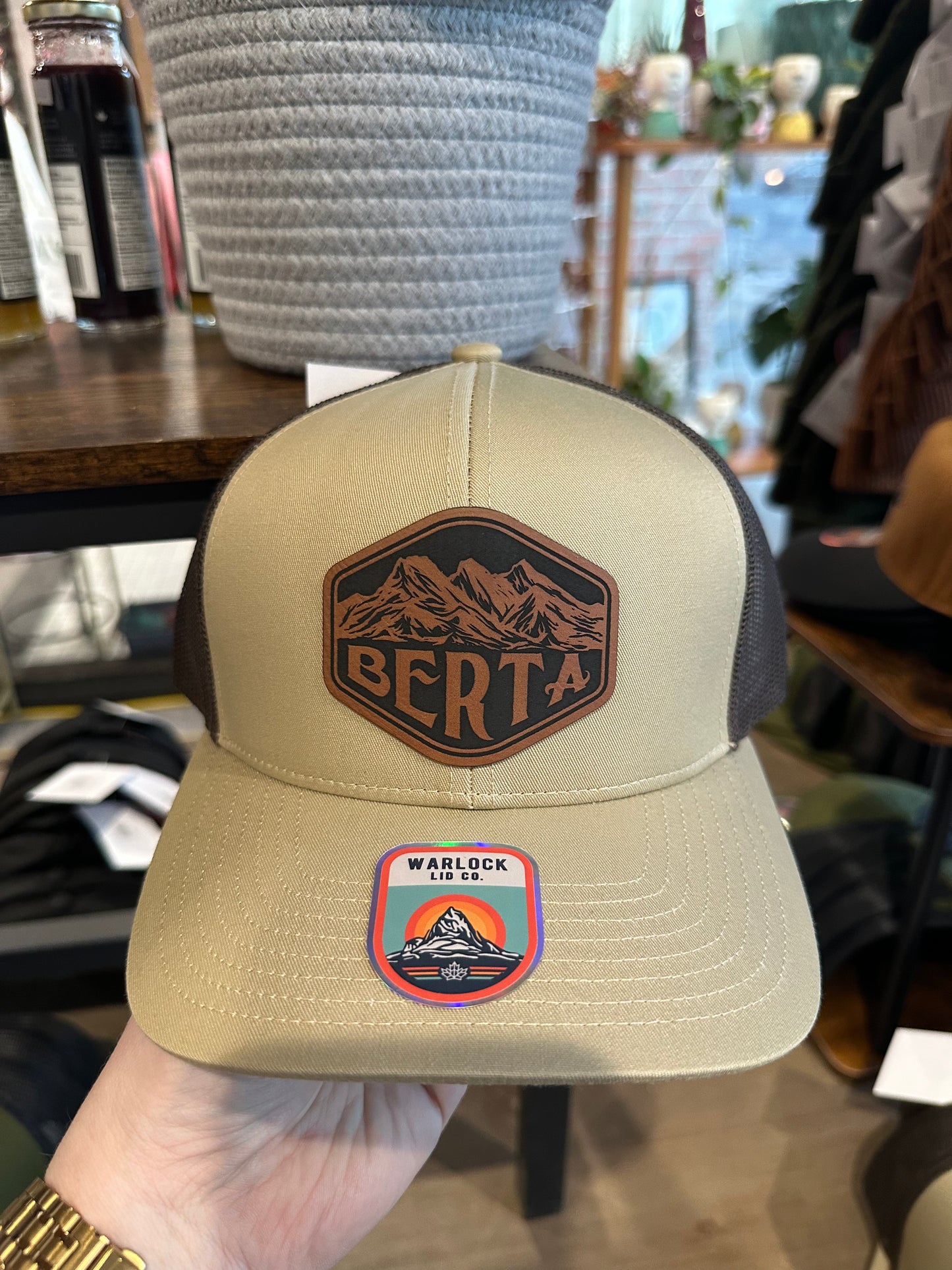 Berta 3 Sisters Mountains Snapback | Warlock Lid Co | Adjustable Trucker Hat