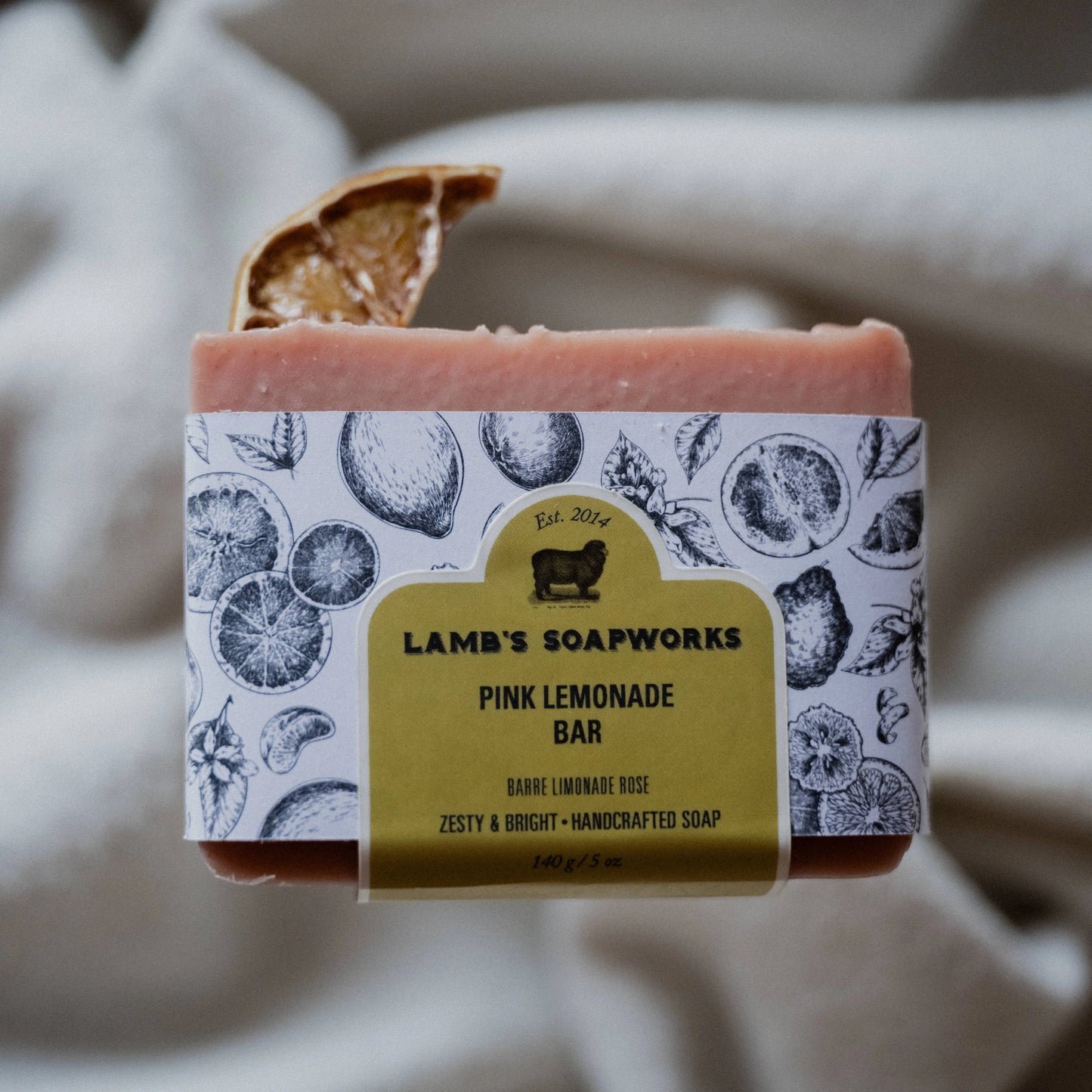 Lamb Soapworks Pink Lemonade Soap Bar
