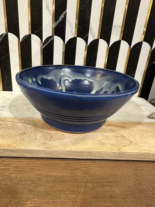 Blue Pottery Bowl