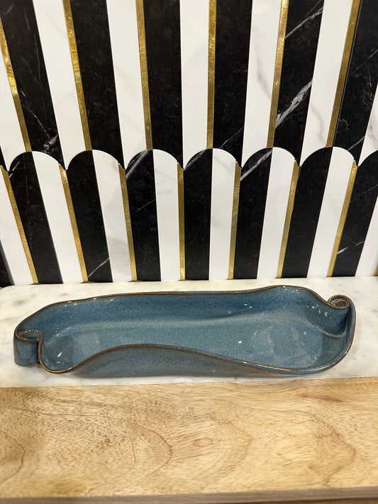Pottery Pickle/Serving Dish