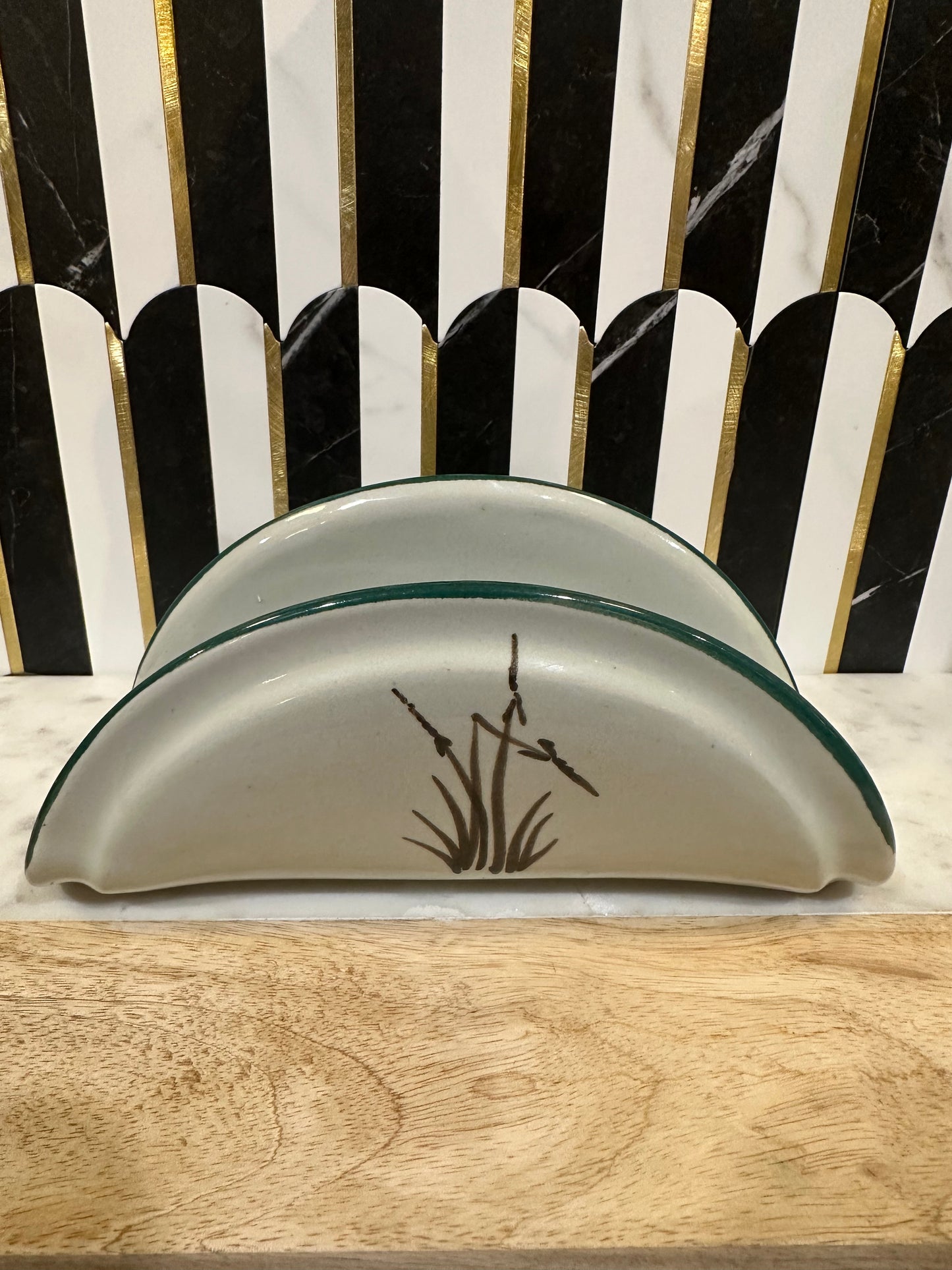 Pottery Napkin Holder