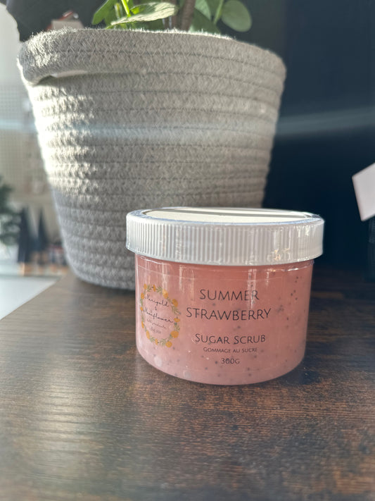 Summer Strawberry Sugar Scrub