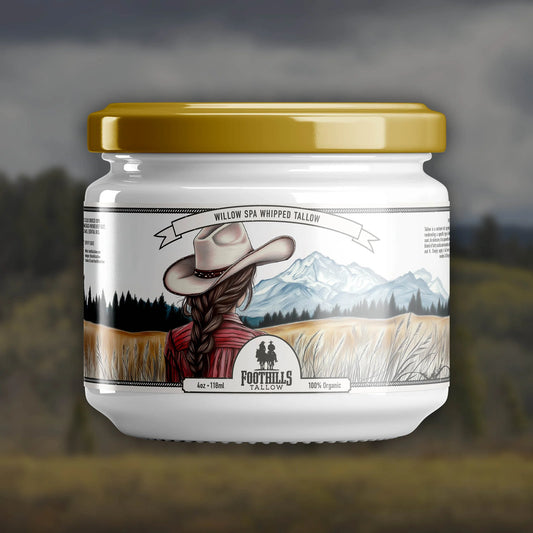 Foothills Tallow Willow Spa Whipped Tallow 4oz