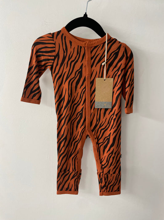 Kyte Rust Tiger Stripe Sleeper 3/6m