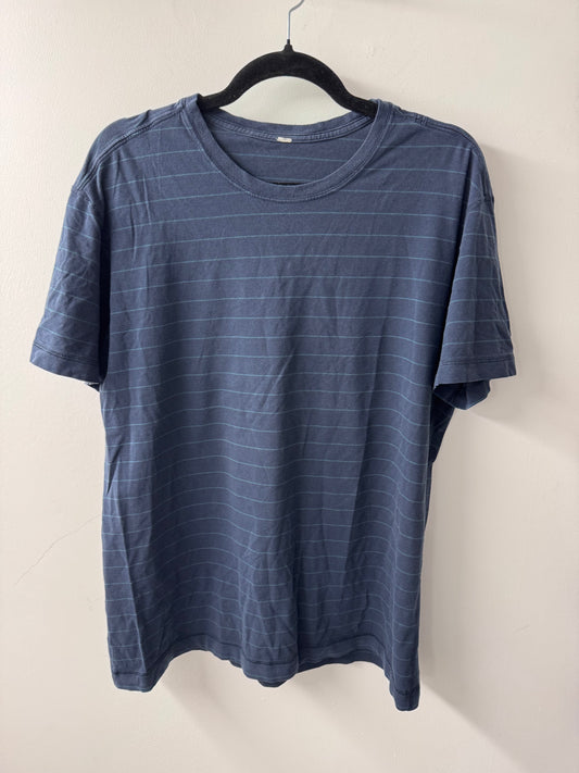 Lululemon Men’s Striped Tshirt - Size Large