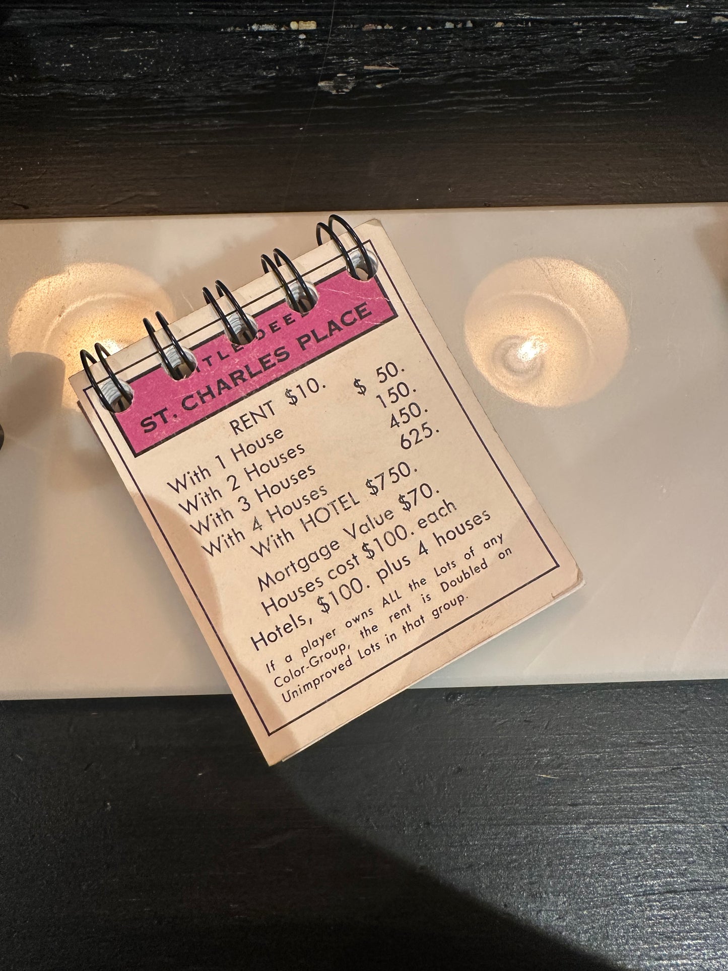 Monopoly Notepad