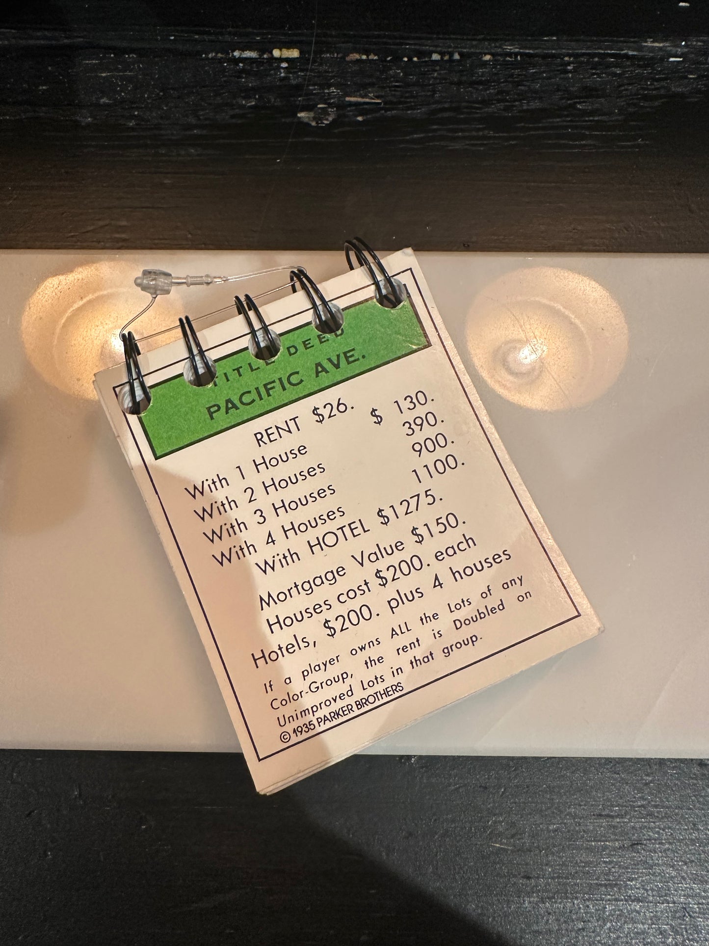 Monopoly Notepad