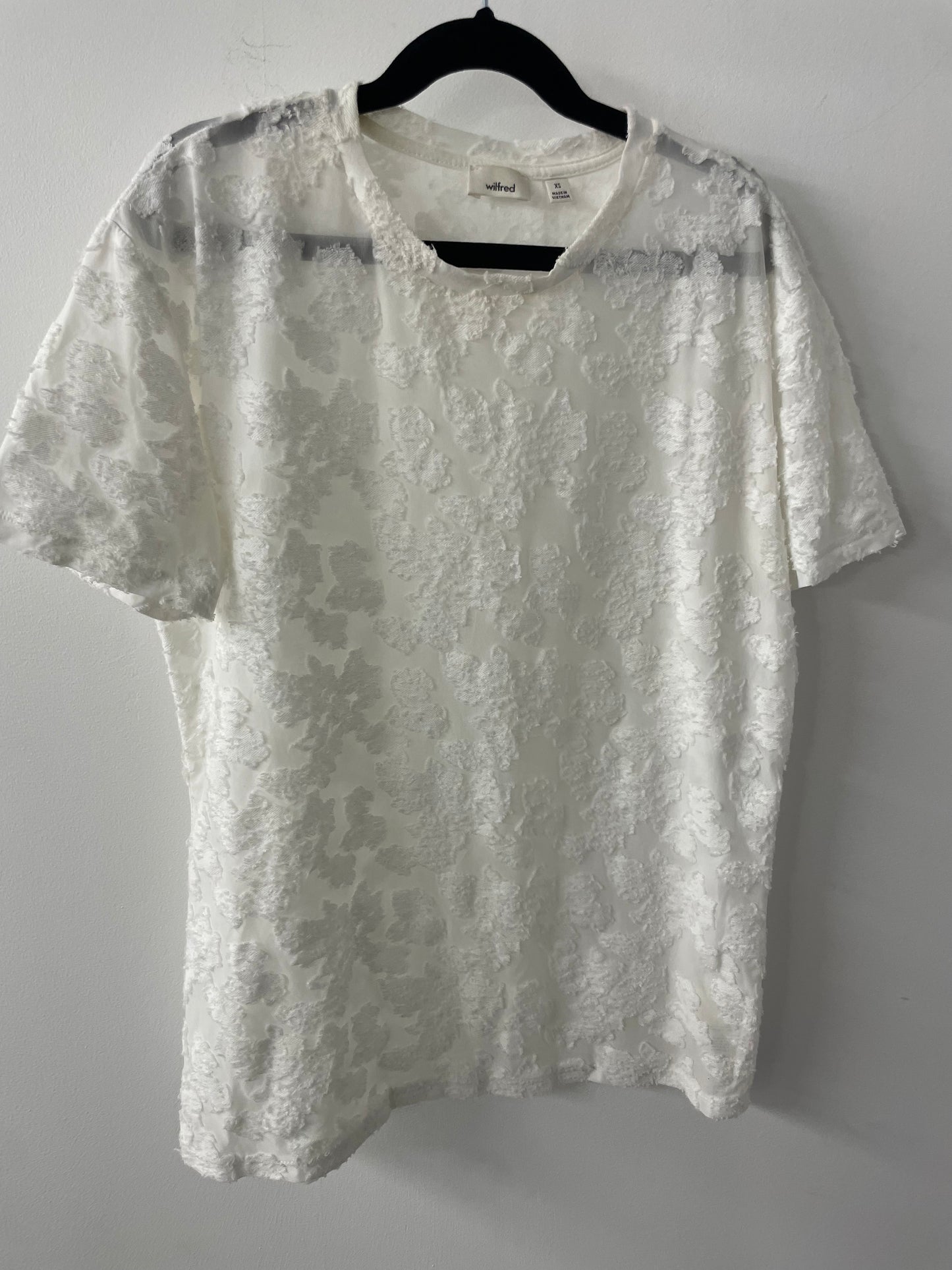 Wilfred Tarascon Lace Top Sz XS