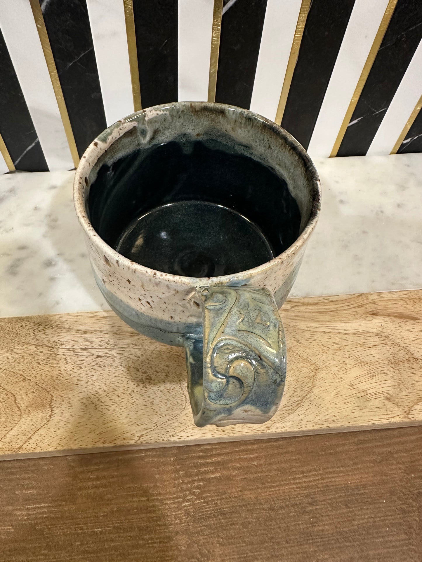 Ceramic Pottery Mug - D