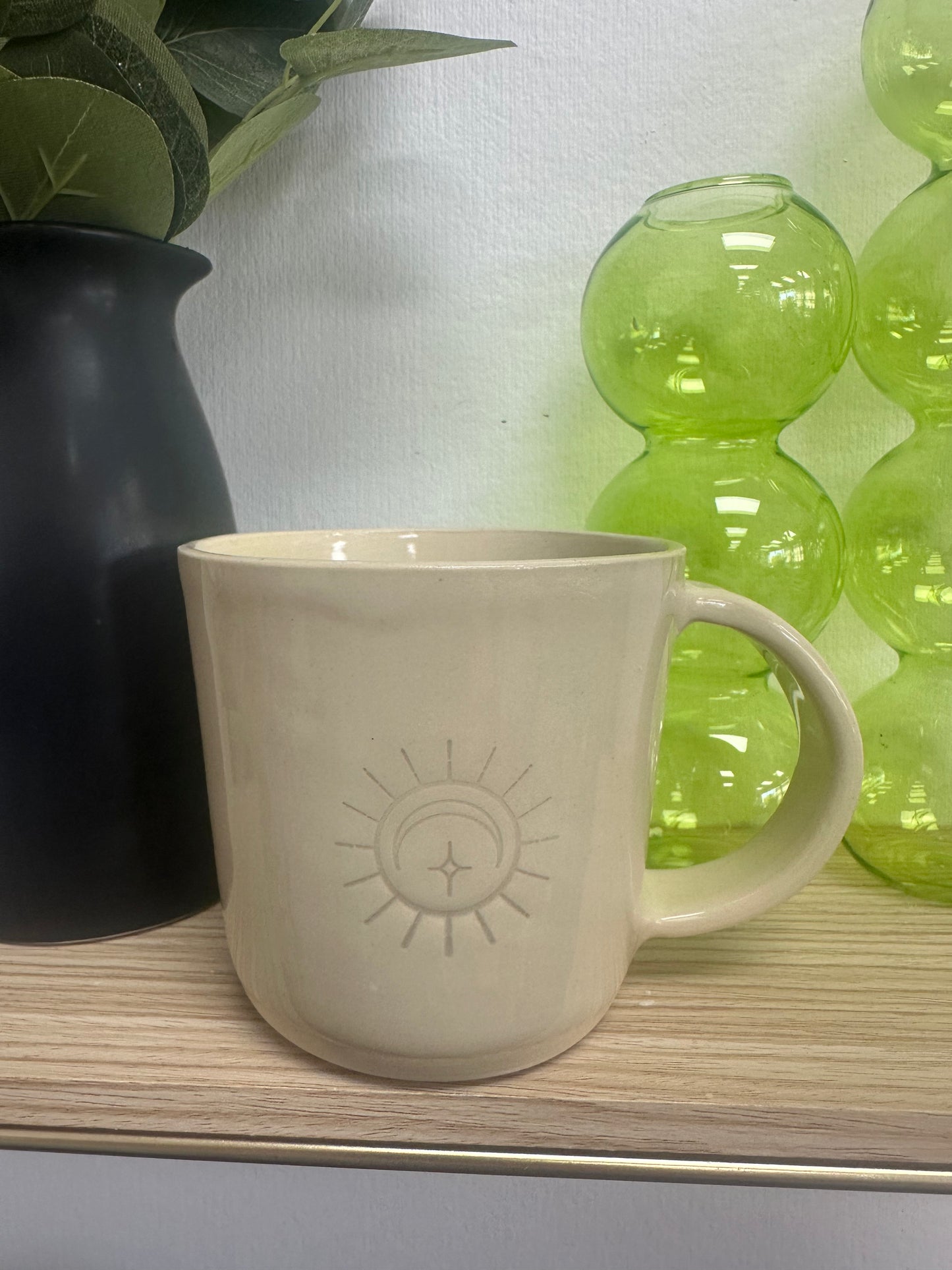 Tulie Pottery Mug - Sun and Moon