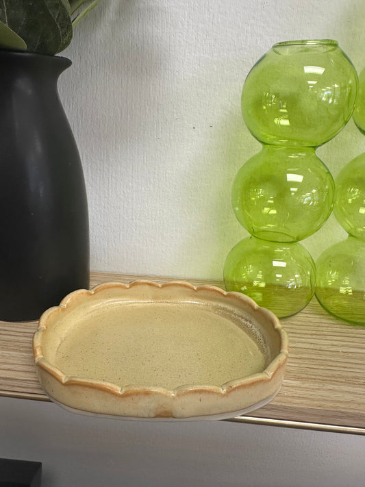 Tulie Pottery Oval Trinket Dish