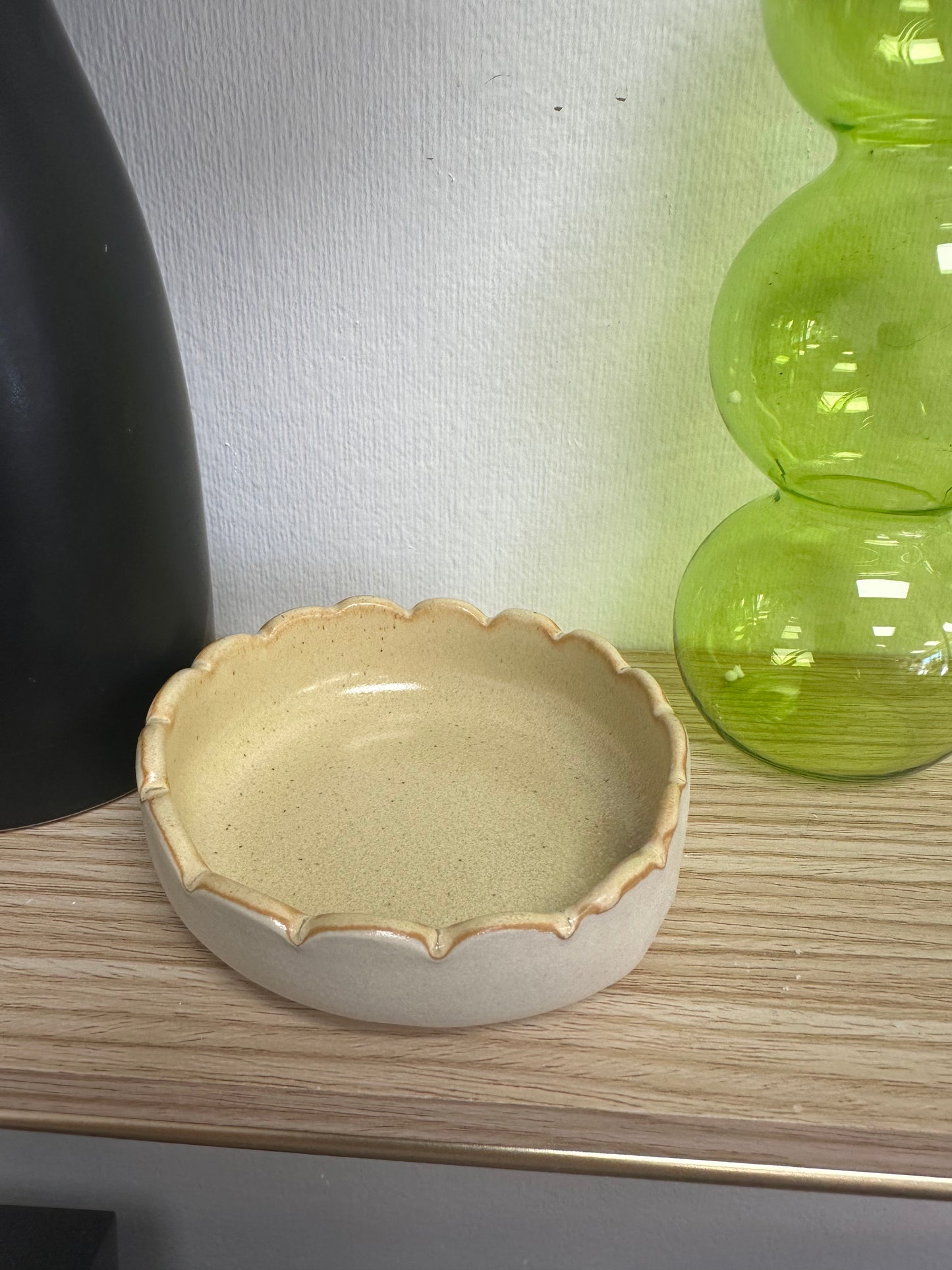 Tulie Pottery Round Trinket Dish