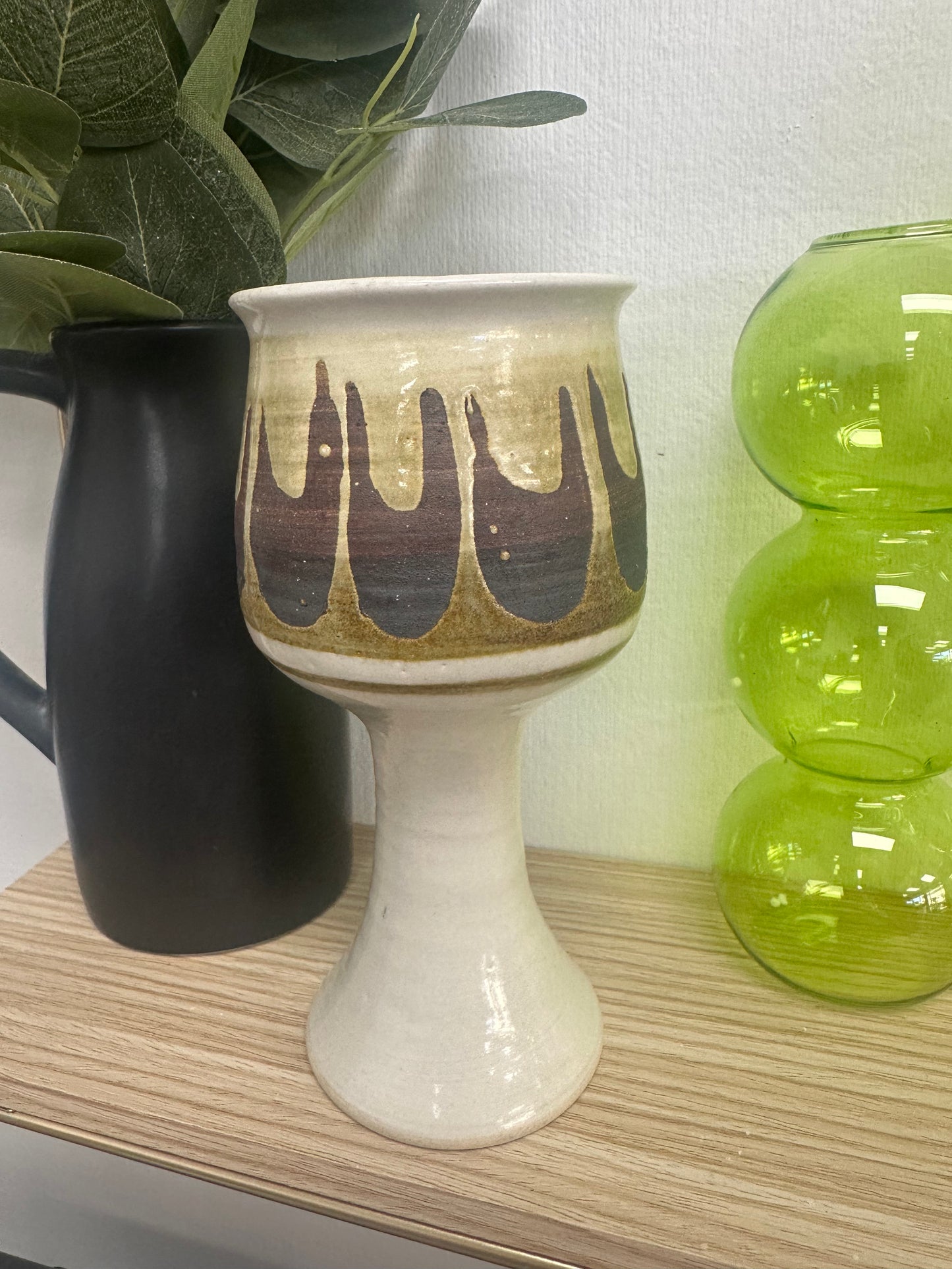 Pottery Goblet