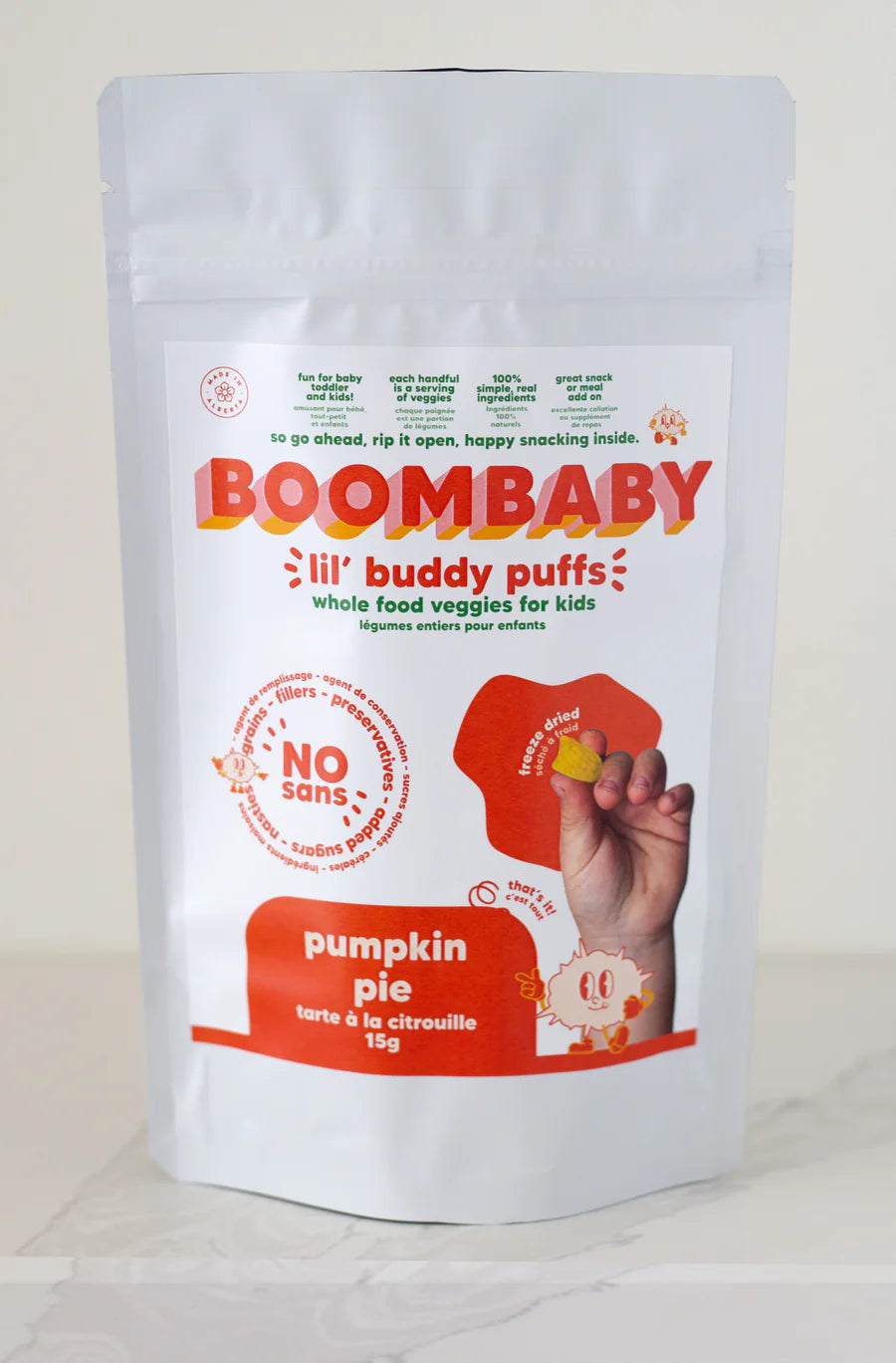 Boom Baby Lil’ Buddy Puffs - Pumpkin Pie