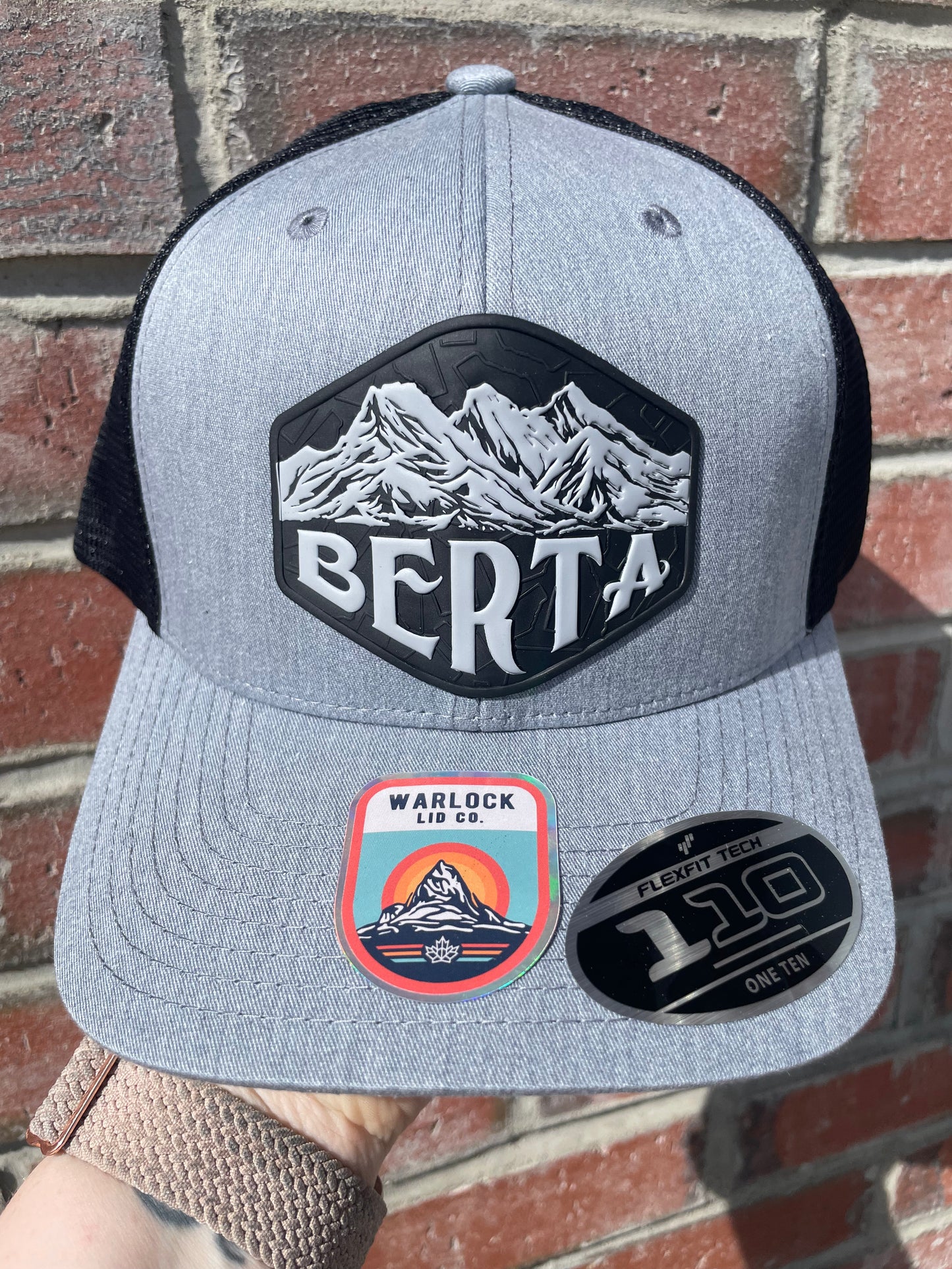 Berta 3 Sisters Mountains Snapback | Warlock Lid Co | Adjustable Trucker Hat