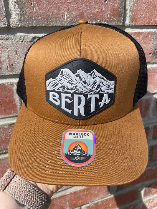Berta 3 Sisters Mountains Snapback | Warlock Lid Co | Adjustable Trucker Hat