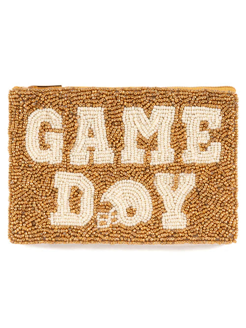 Beaded Game Day Pouch