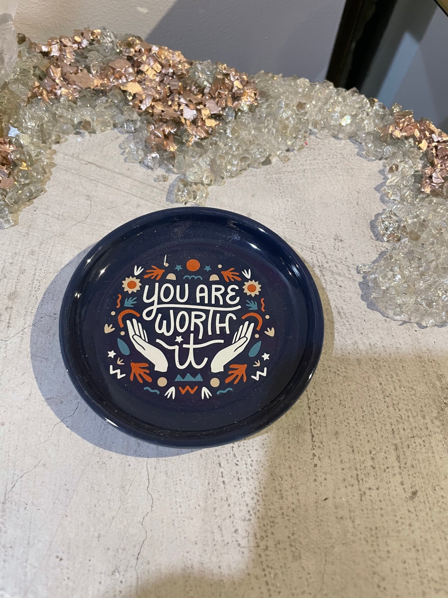 You Are Worth It Trinket Tray