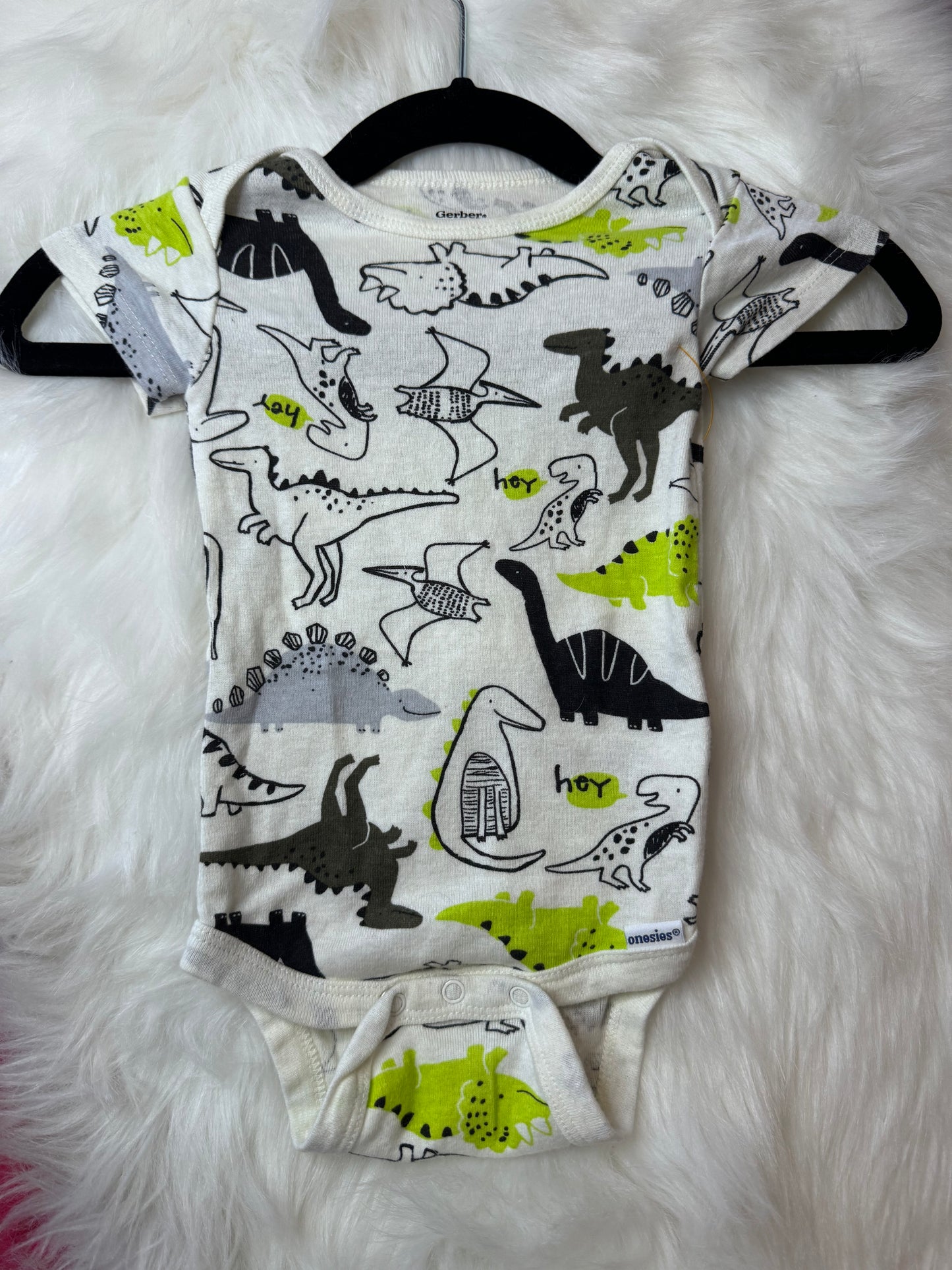 Dinosaur Onesie - 3/6 Months