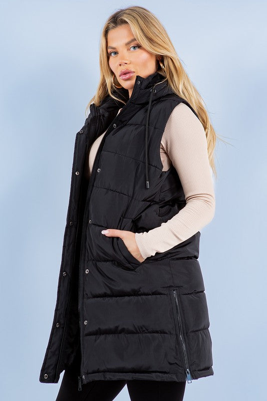 Long Puffer Vest