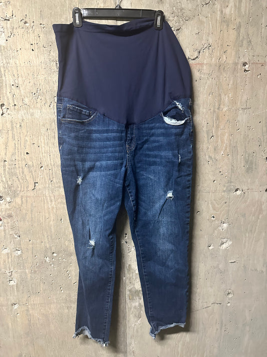 Pink Blush Maternity Jeans Sz 3X