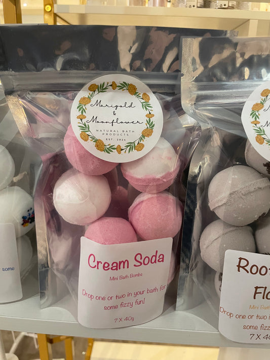 Marigold & Moonflower Mini Bath Bombs