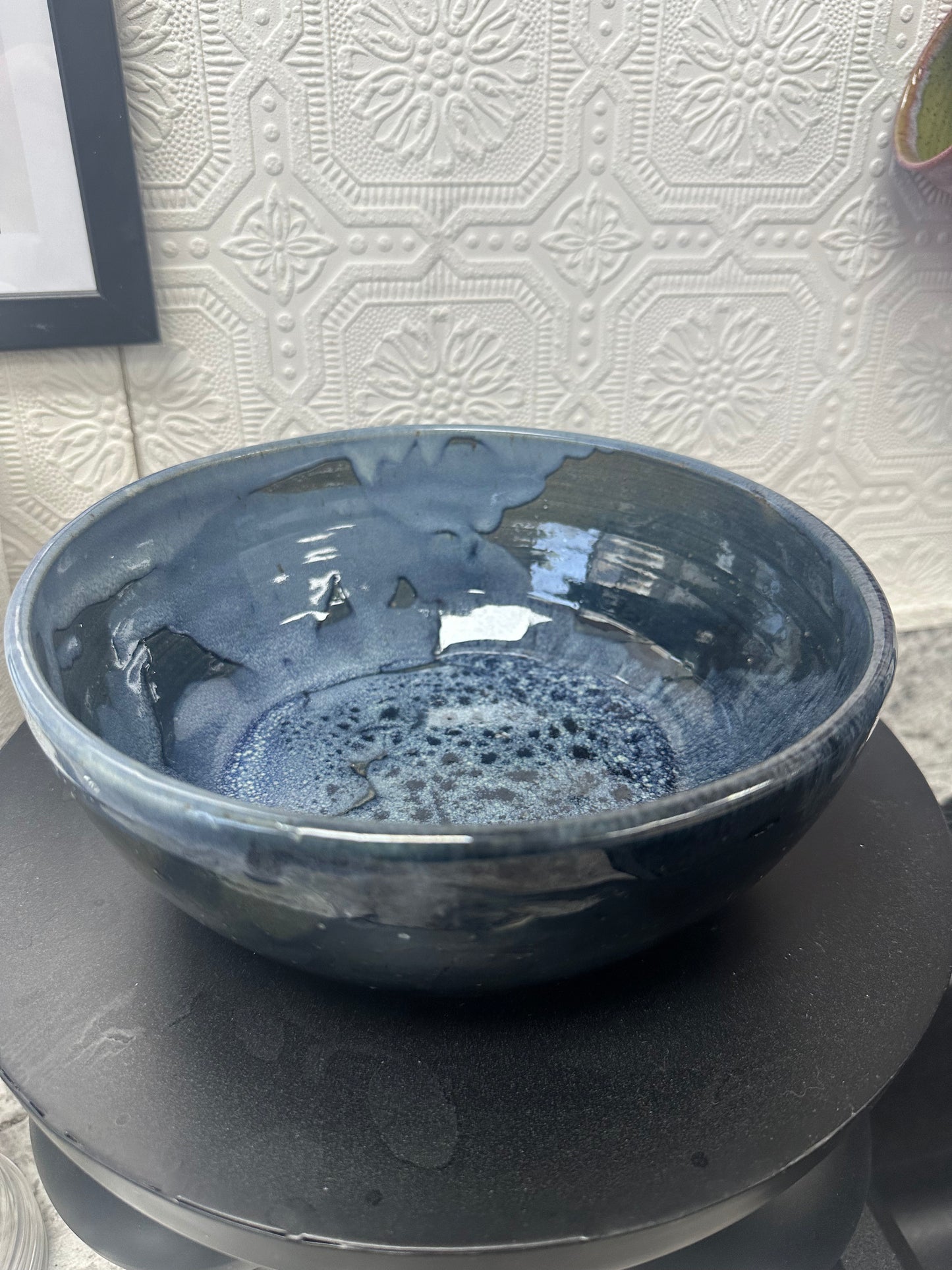 Large Pottery Serving Bowl
