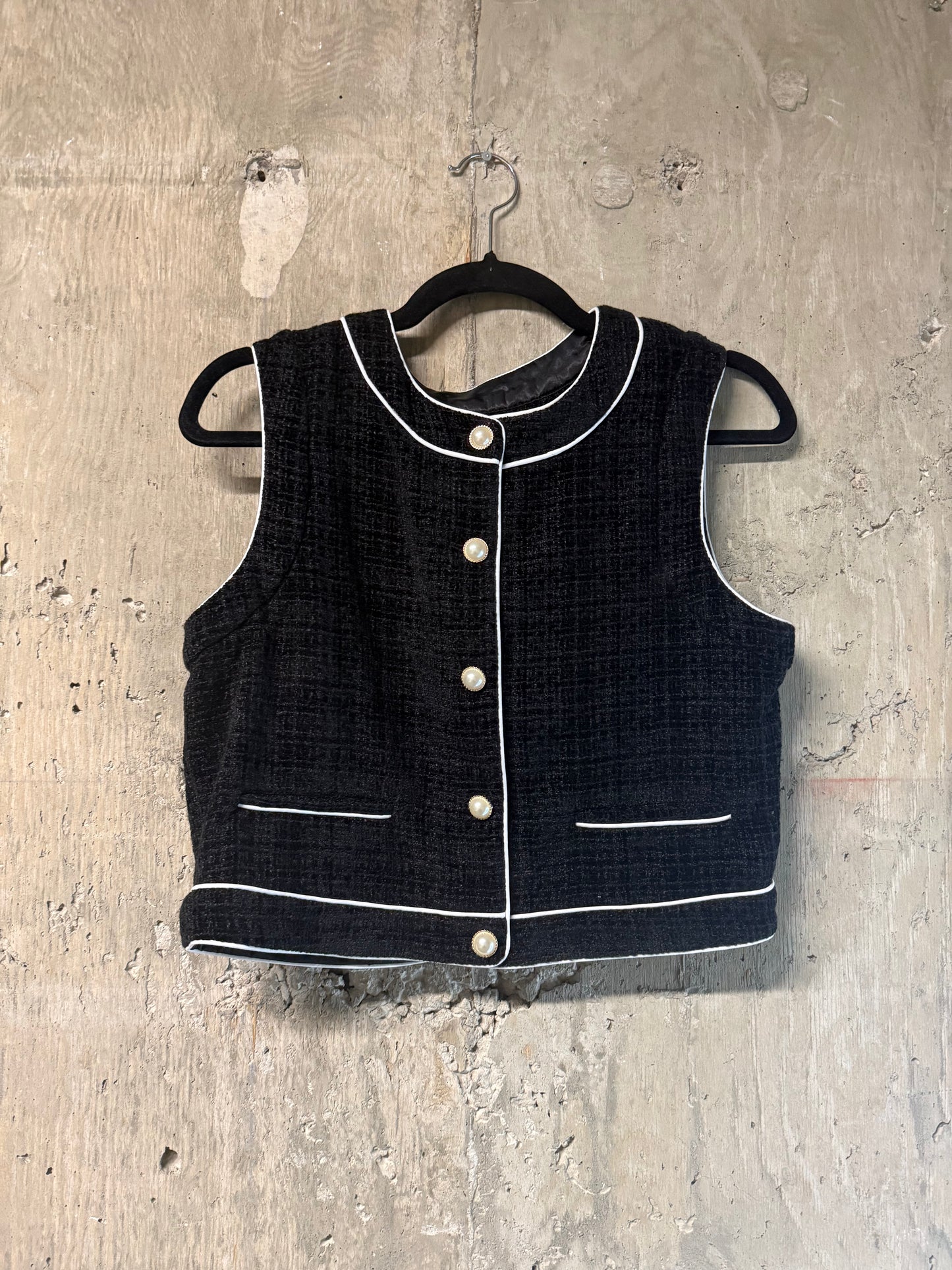 Rachel Zoe Button Up Vest Size Medium