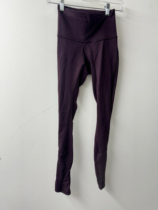 Lululemon Leggings Plum - Size 2