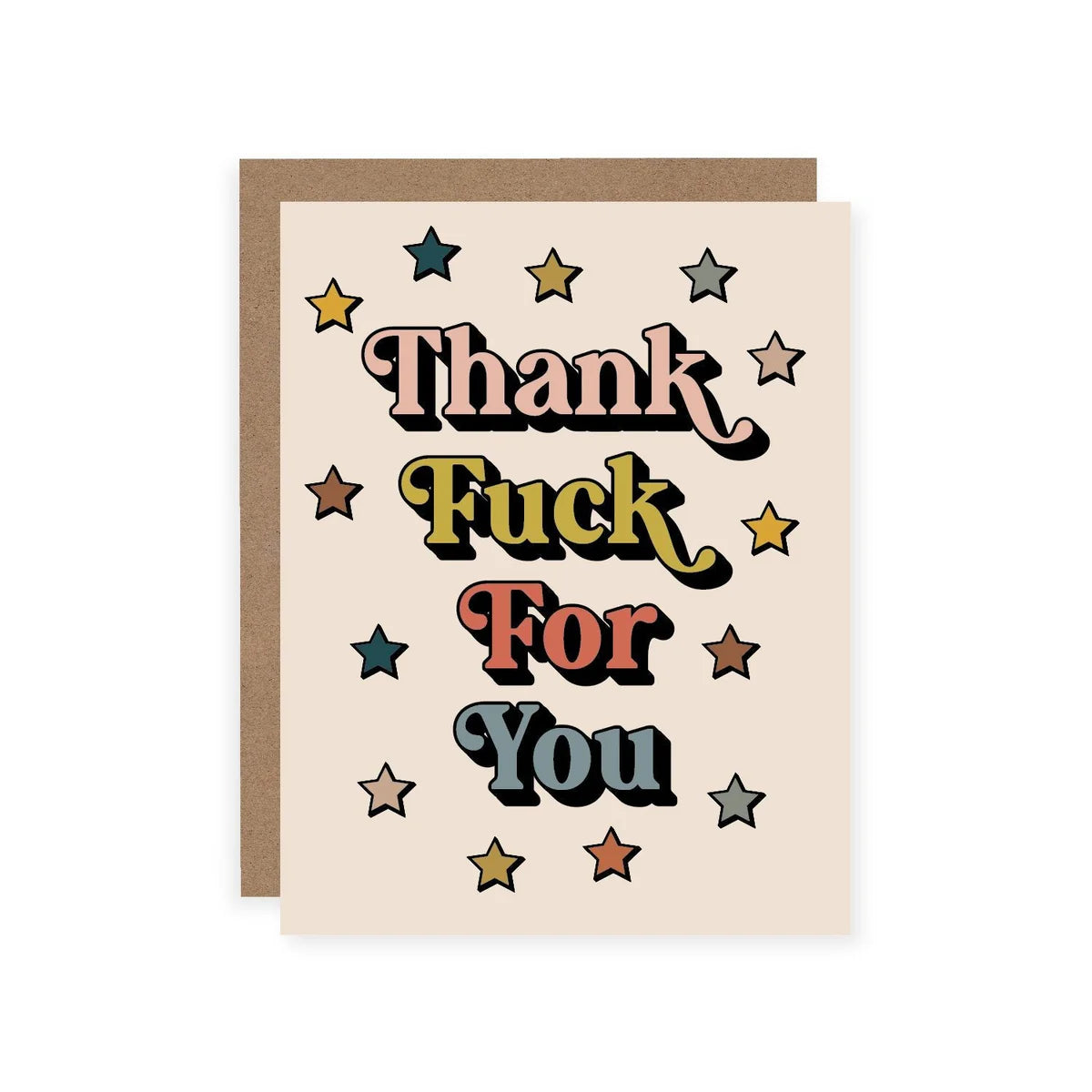 Thank F For You Card