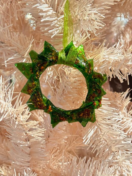 Glass Wreath Ornament