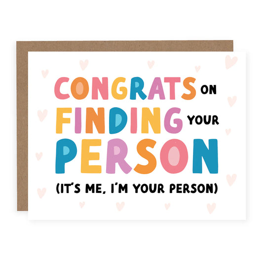 Congrats On Finding Your Person