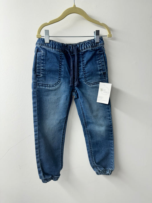 Minymo Denim Jogger - size 5