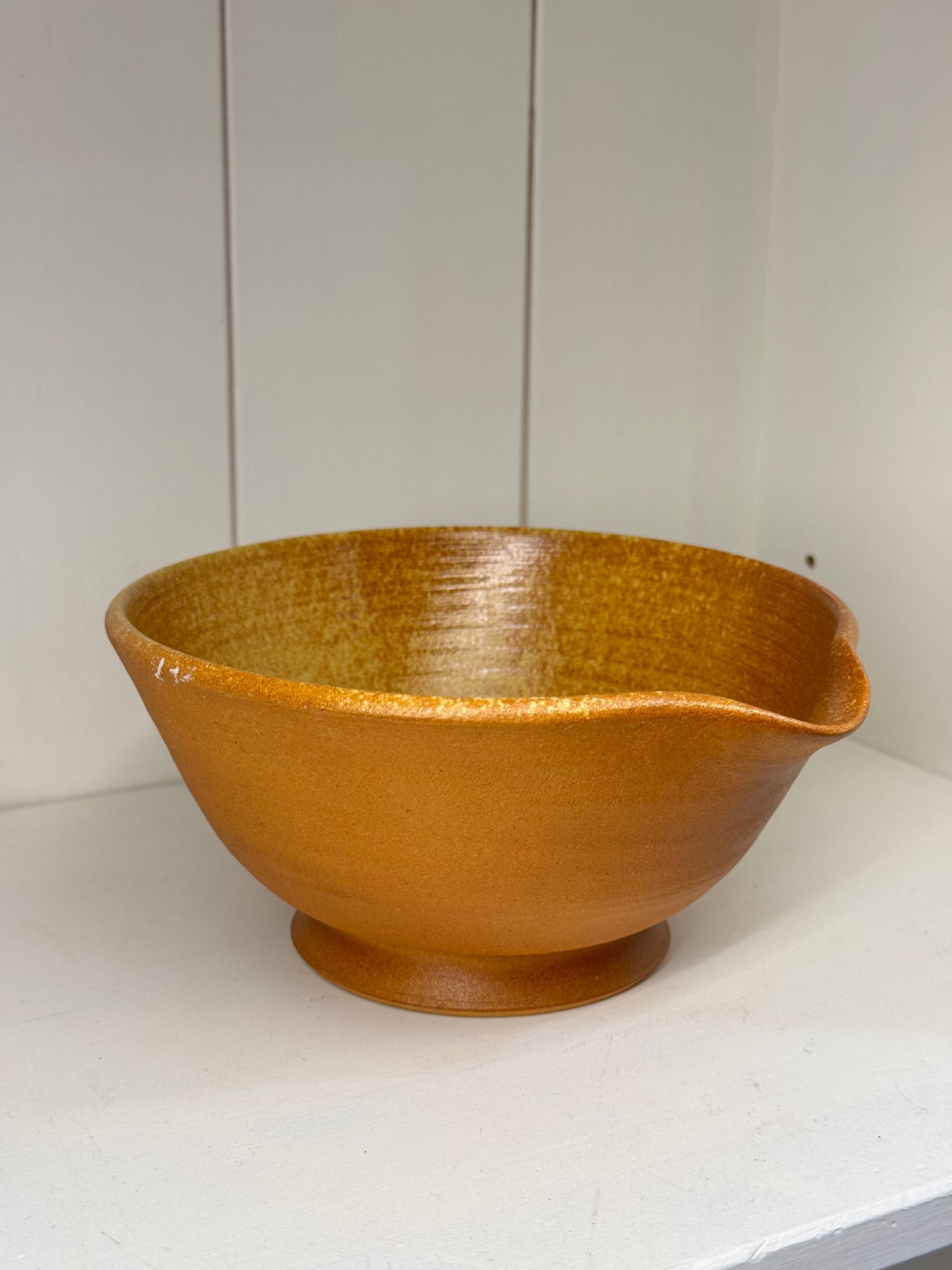 Small Pottery Mixing Bowl