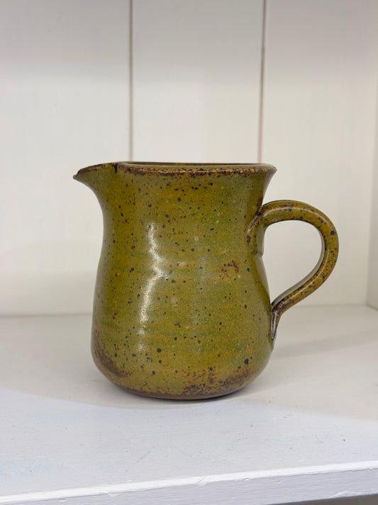 Olive Pottery Creamer