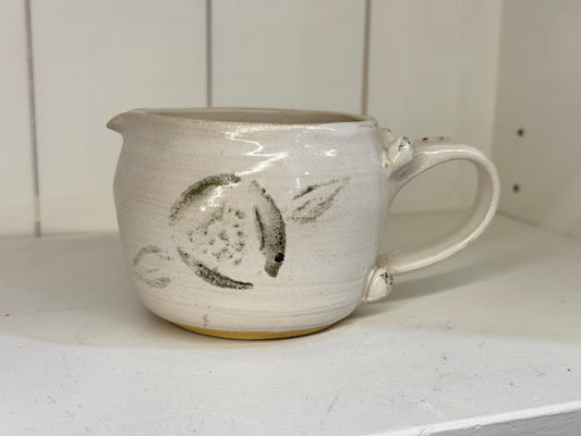 Ivory Pottery Creamer