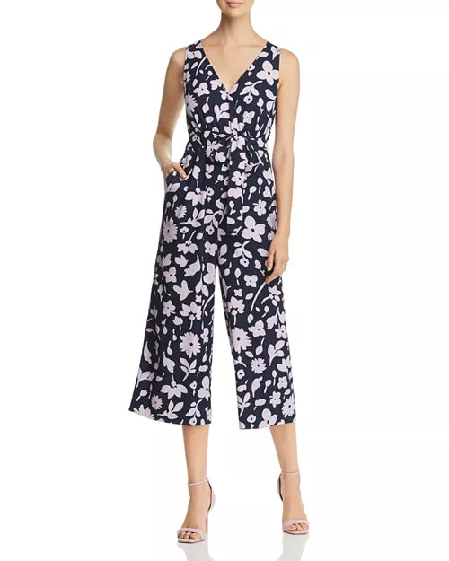 Kate Spade Splash Tie Waist Jumpsuit Sz 6