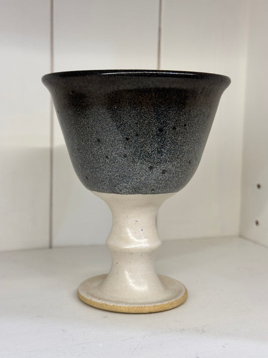 Pottery Wine Goblet