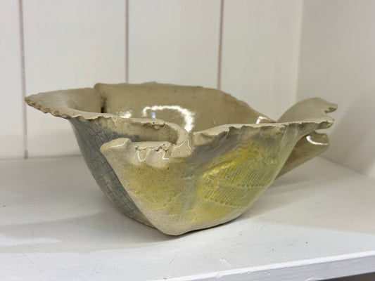 Abstract Pottery Bowl