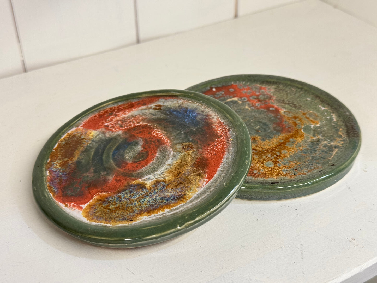 Pottery Coaster Set of 2